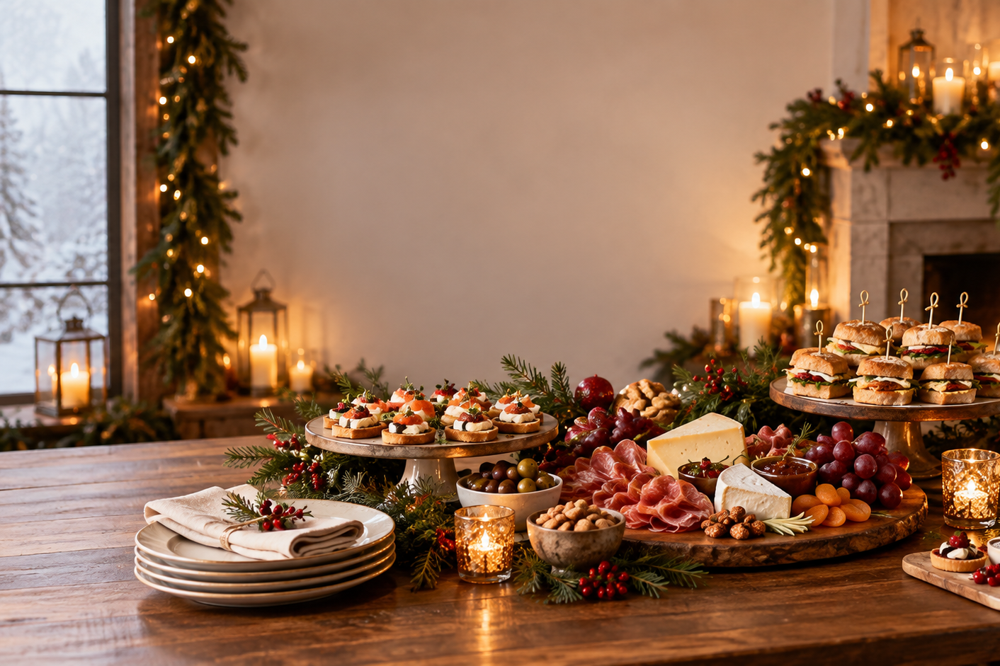 Repas du temps des fêtes